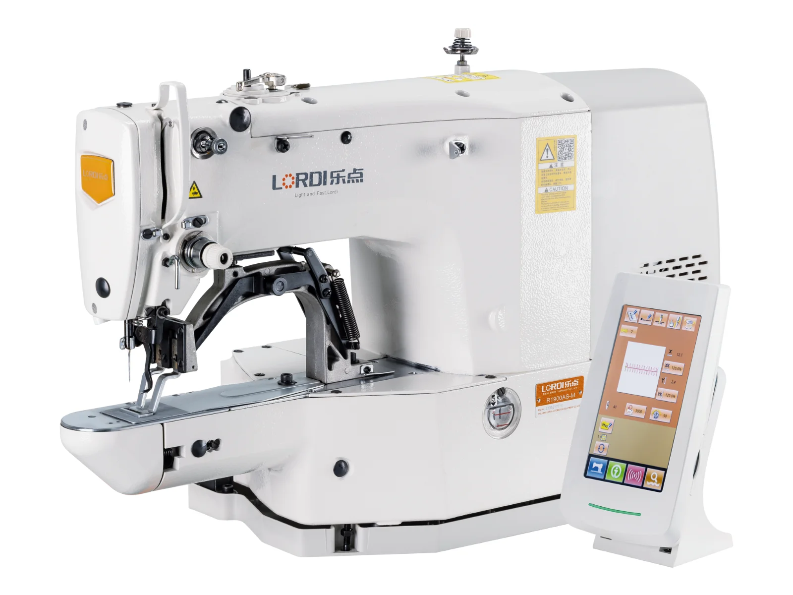 R1900A/1903A - High Speed Electronic Bartacking/Button Attaching Machine - Lordi