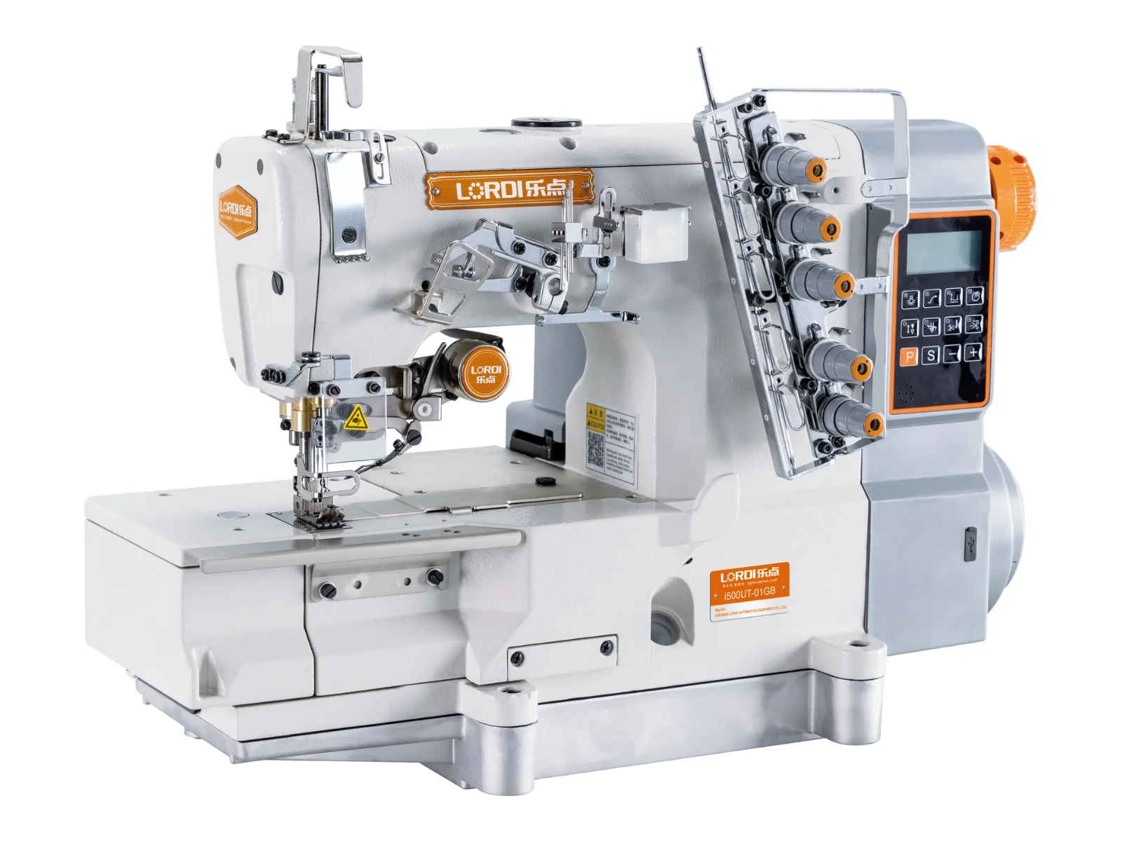 i500UT - Flat-bed Step Motor Computerized Interlock Machine - Lordi